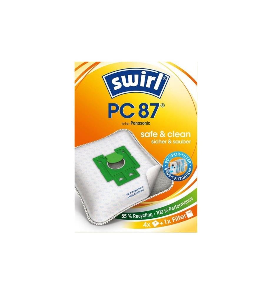 SWIRL - Staubfilterbeutel PC 87 4 Stück