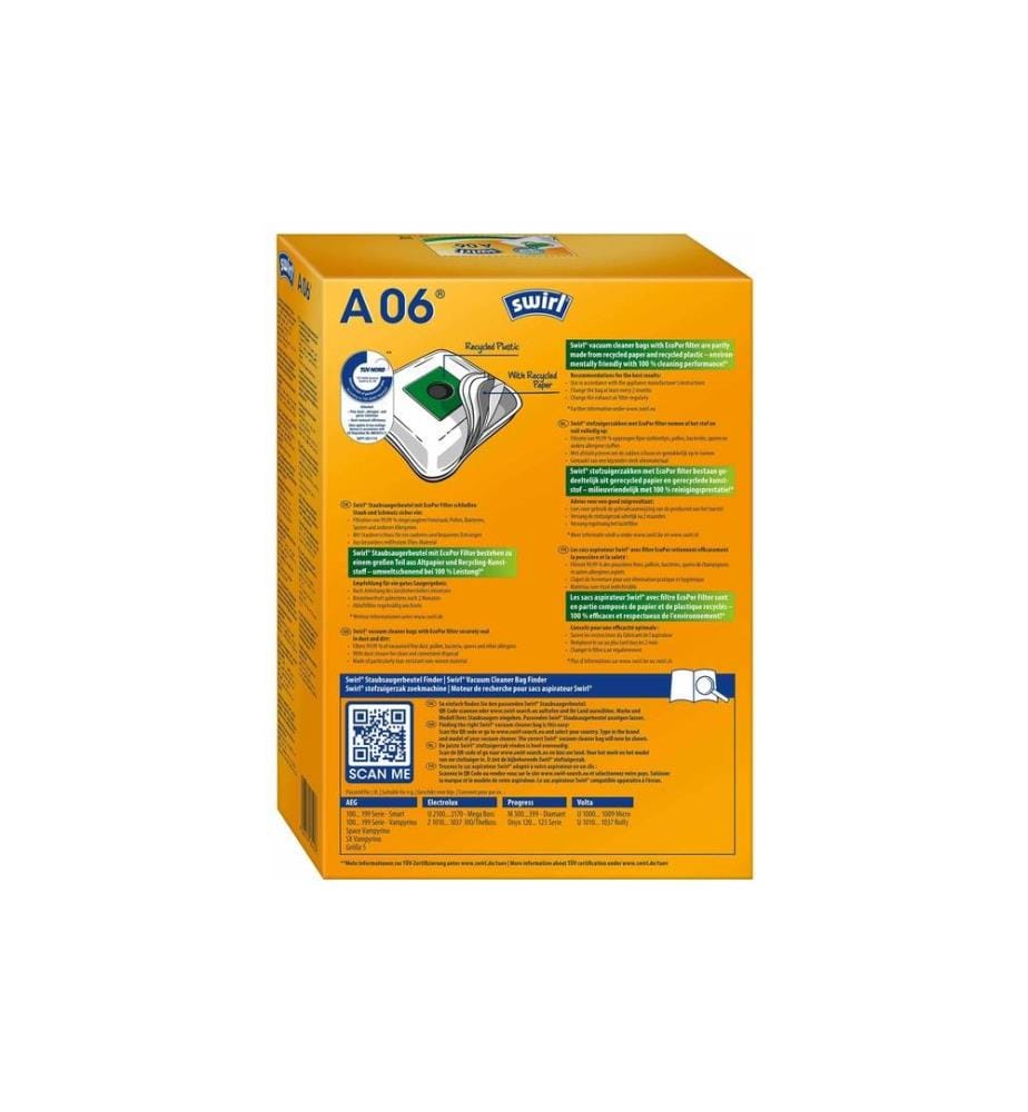 SWIRL - Sac filtrant pour aspirateur A 06 4 Pièce/s