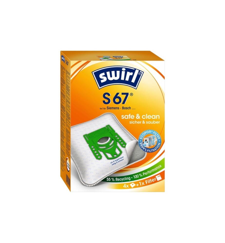 SWIRL - Staubfilterbeutel S 67 4 Stück