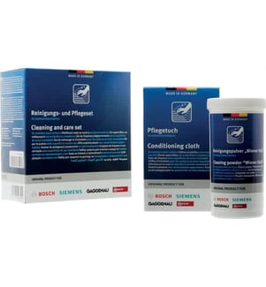 SIEMENS - Nettoyant pour acier inoxydable Set, citron vert viennois