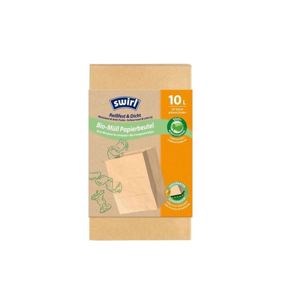 SWIRL - Grüngut-Müllbeutel 10 l, 10 Stück