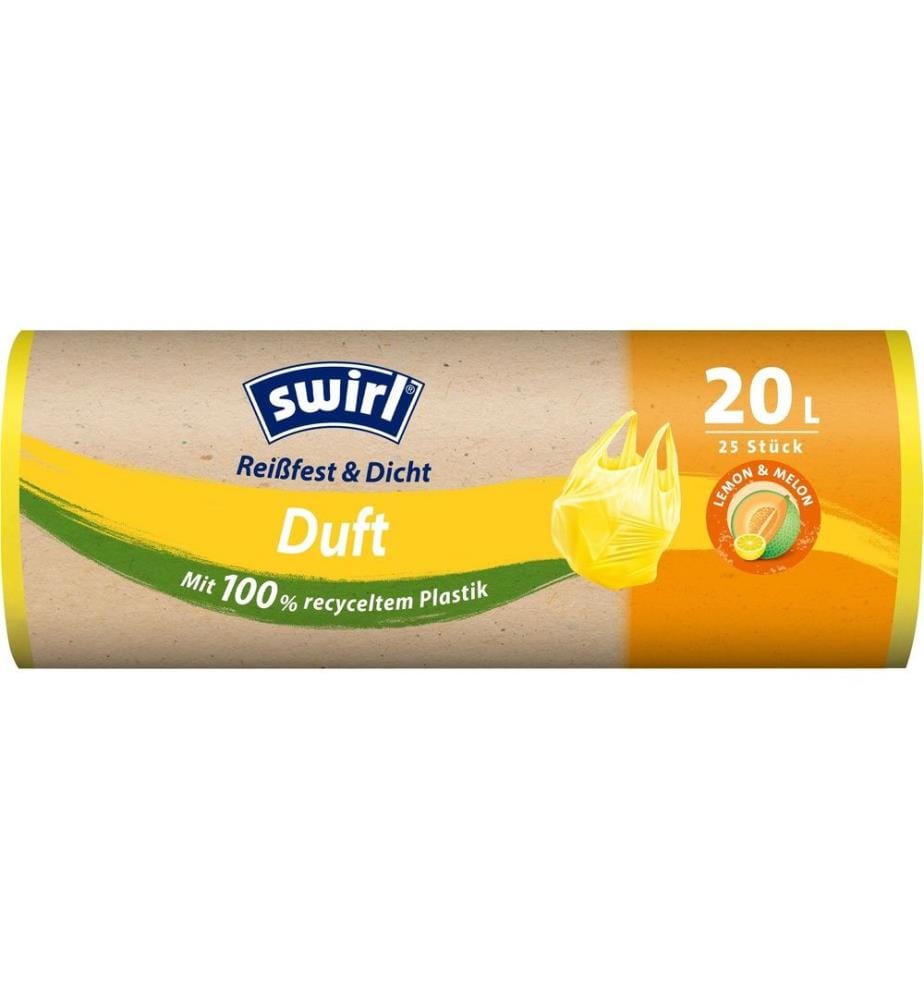 SWIRL - Müllbeutel Lemon-Melon 20 l, 25 Stück