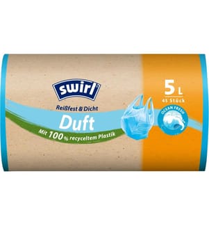SWIRL - Sacs poubelle Ocean 5 l, 45 Pièce/s