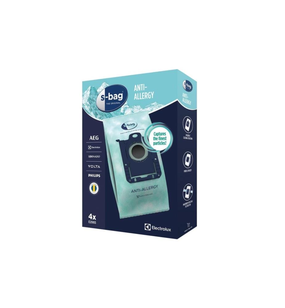 ELECTROLUX - Sac filtrant pour aspirateur E206S s-bag 4 Pièce/s