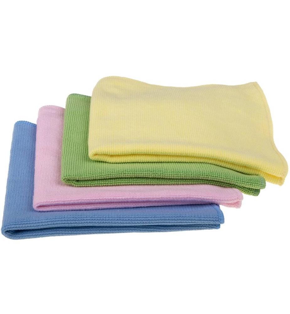 EDI BAUR - Chiffon de nettoyage en microfibre Long Life 5 Pièce/s, Jaune