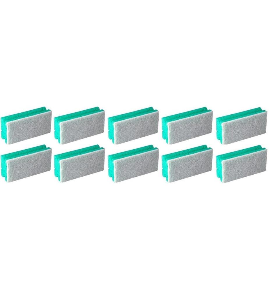 EDI BAUR - Éponge Profi 10 Pièce/s, vert/blanc