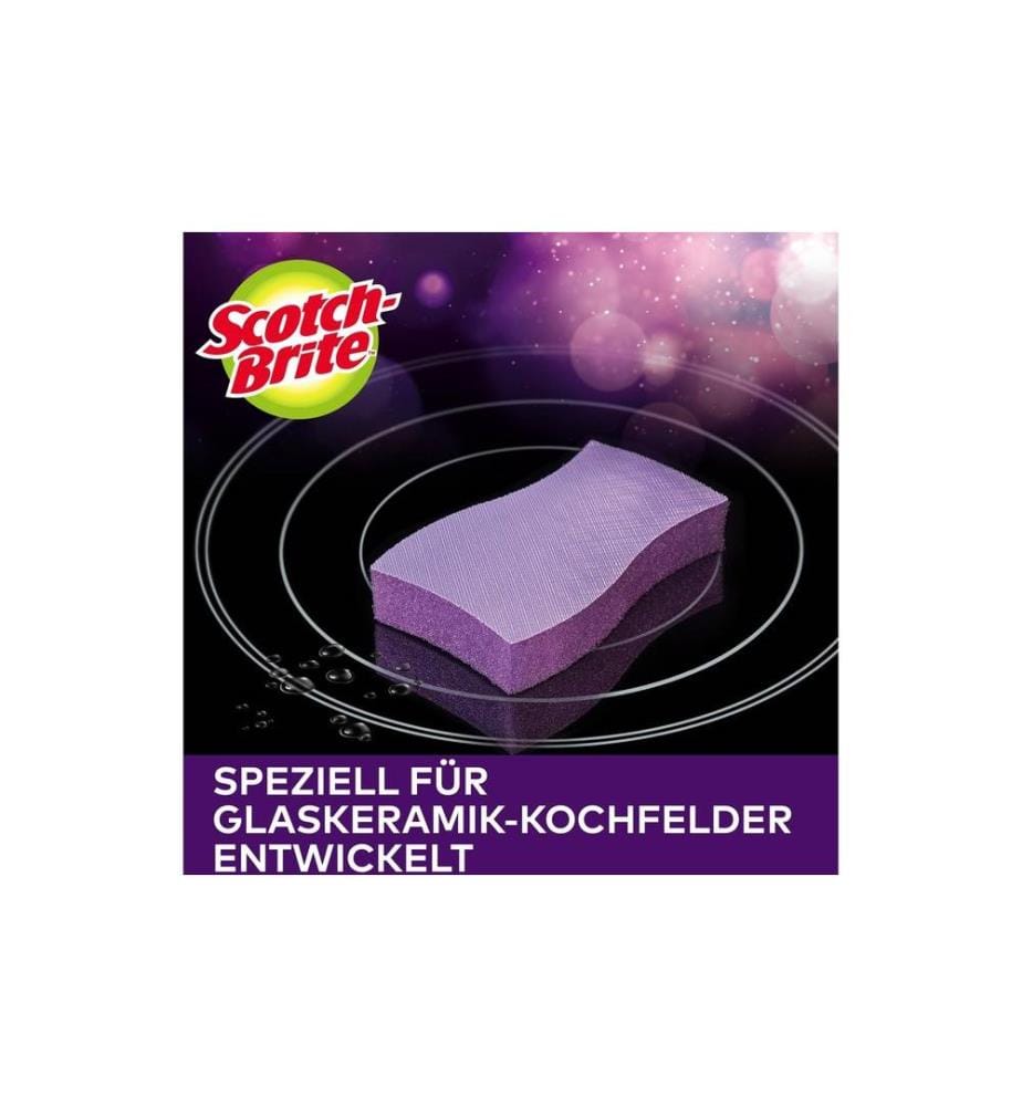 Scotch-Brite - Schwamm 3M Scotch-Brite - Glaskeramik 3 Stück