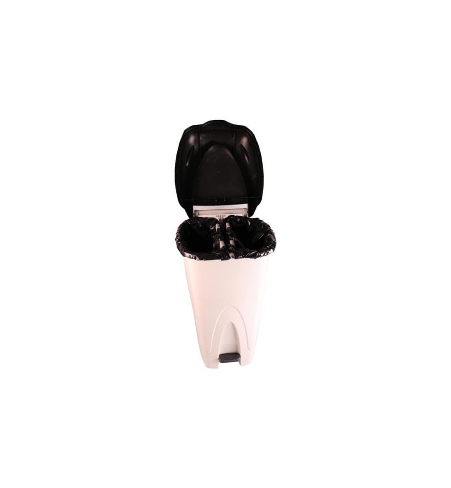 EDI CLEAN - Poubelle à pédale Kick 110 l, Gris/Noir