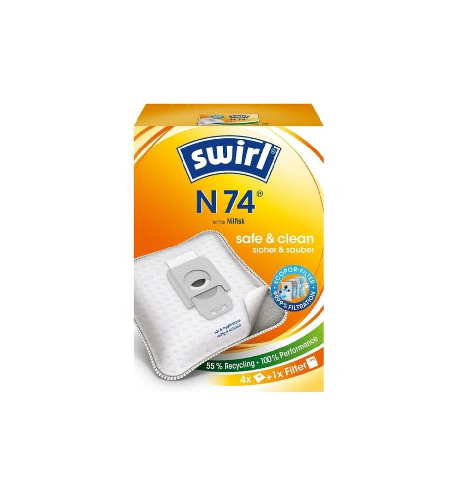 SWIRL - Sac filtrant pour aspirateur P 43 4 Pièce/s