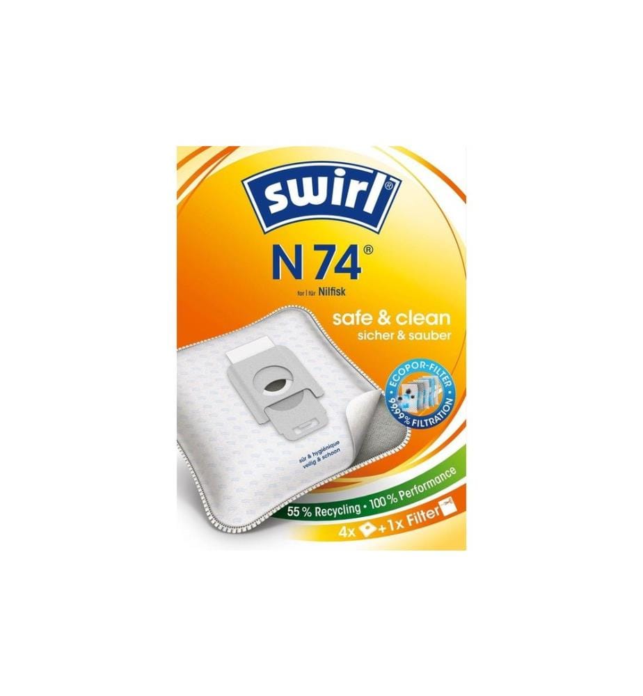 SWIRL - Sac filtrant pour aspirateur P 43 4 Pièce/s