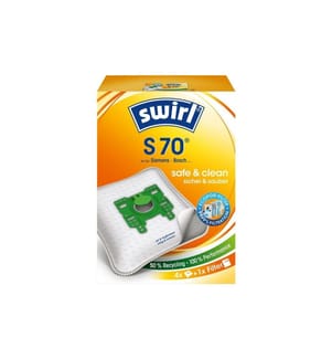 SWIRL - Sac filtrant pour aspirateur S 70 4 Pièce/s