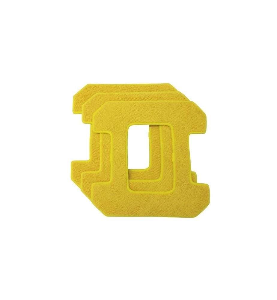 Hobot - Chiffon microfibre pour HB268, HB288, HB298 jaune, 3 pièces