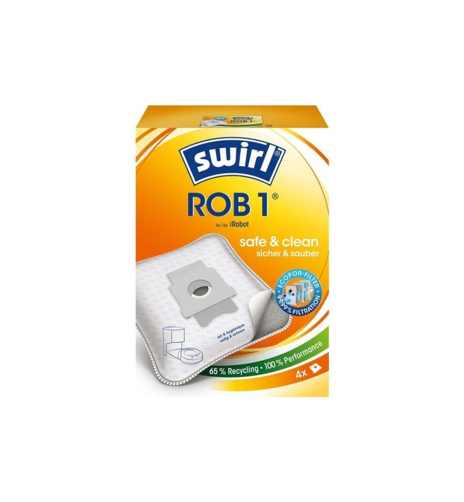 SWIRL - Sac filtrant pour aspirateur ROB 1 4 Pièce/s