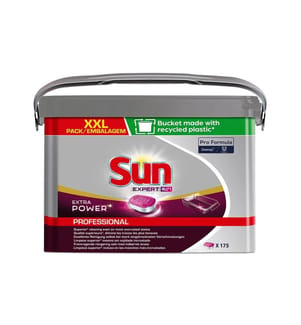 DIVERSEY PRO - Formula Détergent pour lave-vaisselle Sun All in 1 Extra Power Tabs 175 Pièce/s