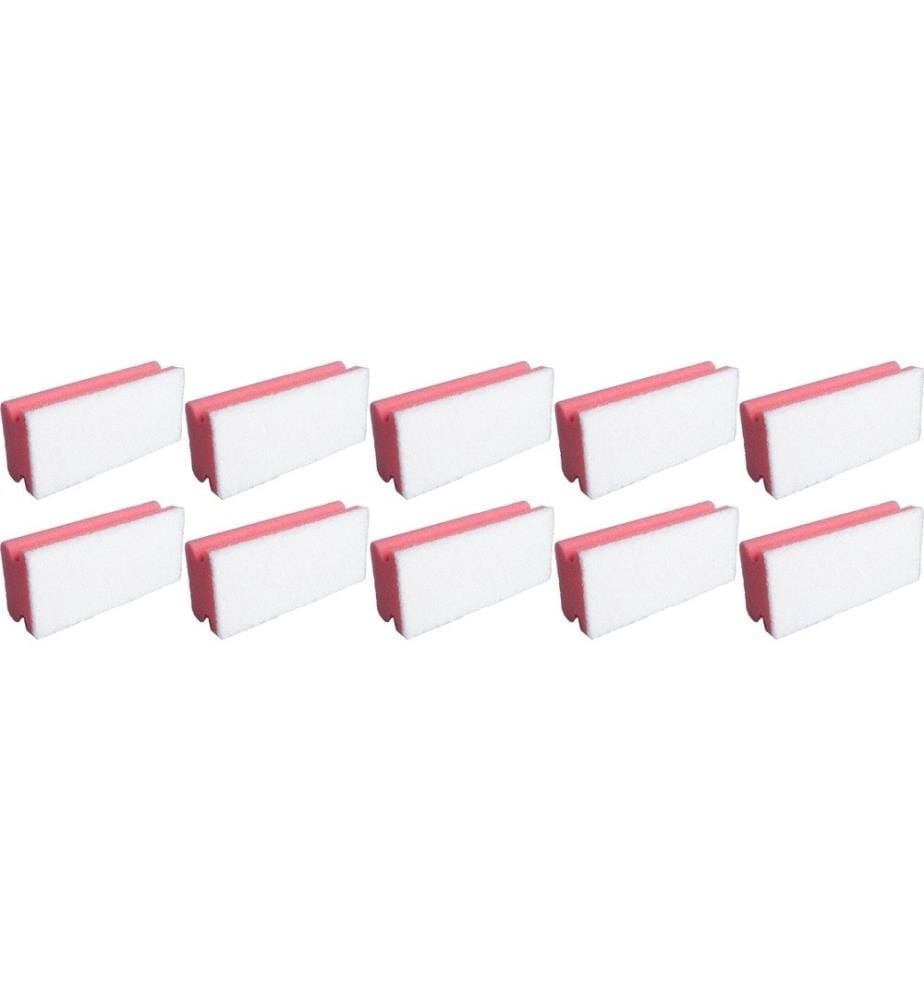 EDI BAUR - Éponge Basic 10 Pièce/s, rouge/blanc