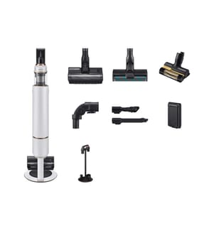 SAMSUNG - Aspirateur à manche sans fil Bespoke Jet Plus Complete VS20B95843W/SW