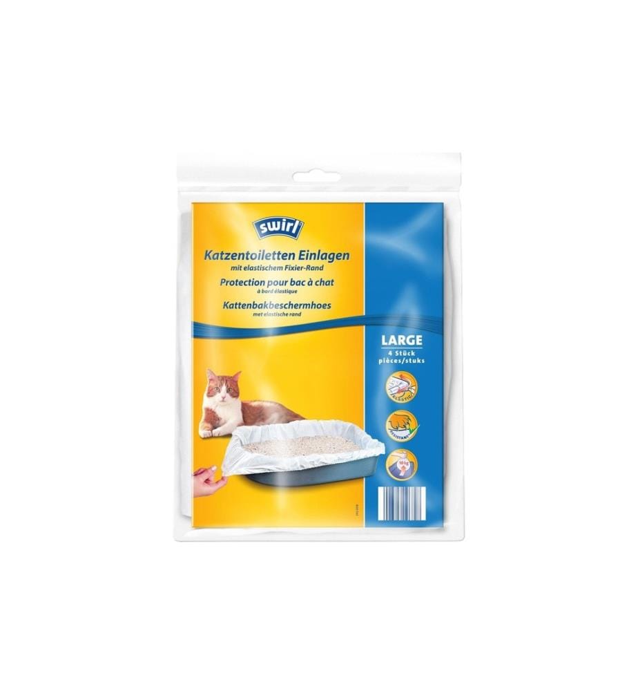 SWIRL - Sachet à litière pour chats L, 4 pièces