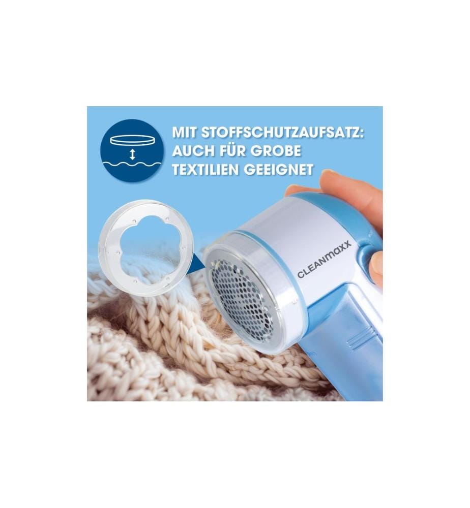 CLEANMAXX - Rasoir à laine 3 V Bleu clair/Blanc