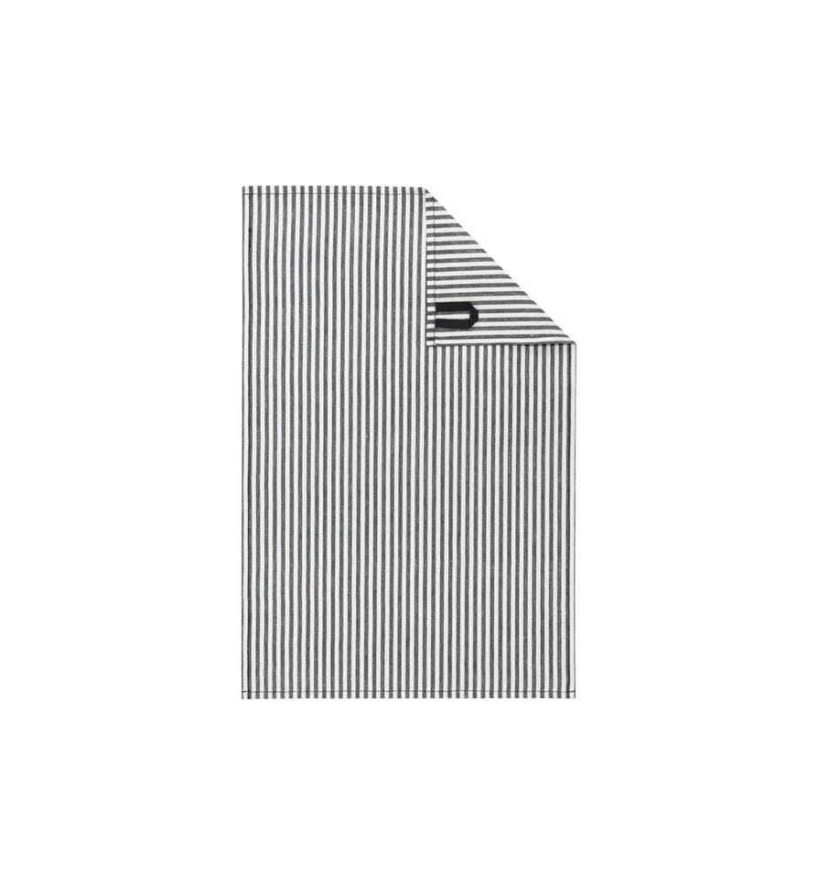 CAWÖ - Geschirrtuch Zoom Streifen Schwarz/Weiss