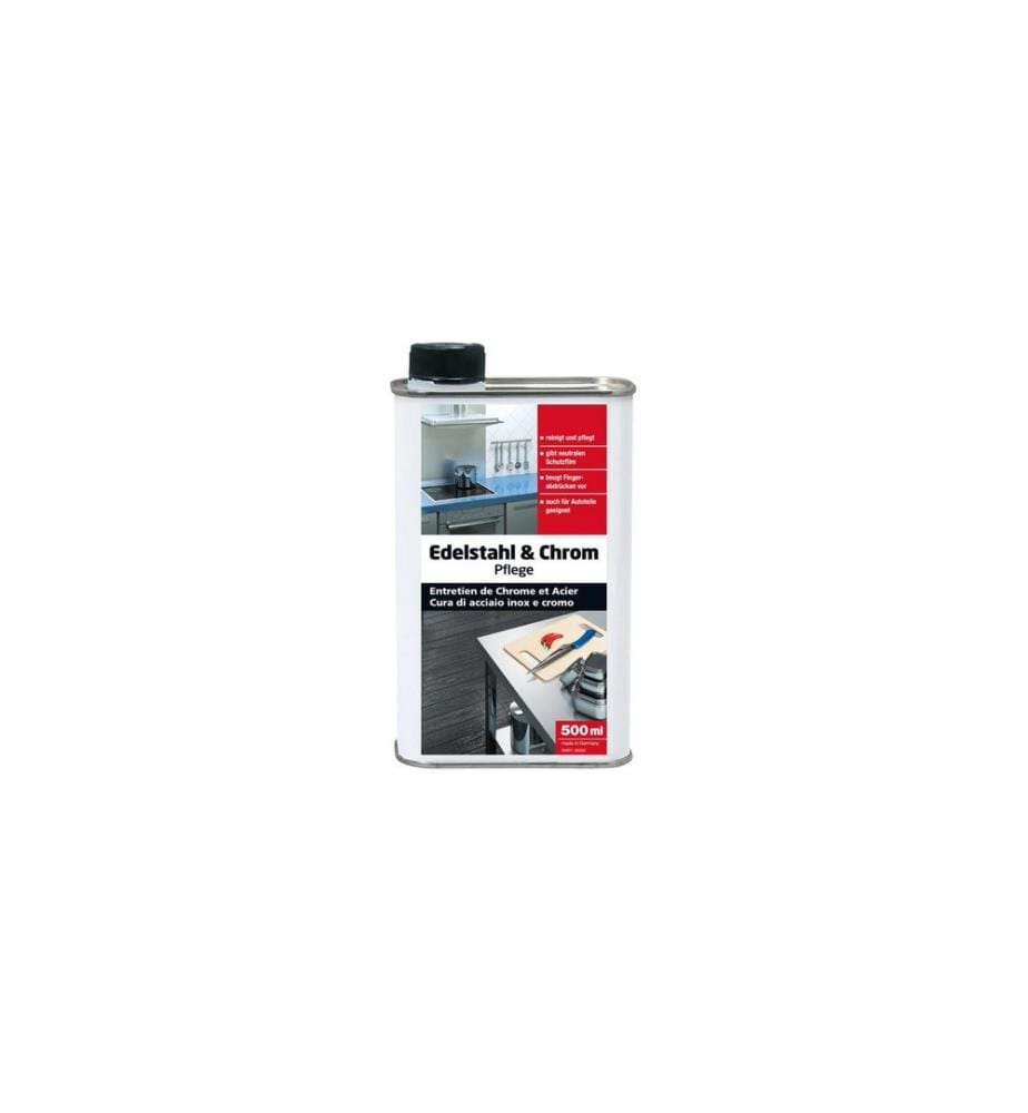 GLUTOCLEAN - Edelstahl- + Chrompflege 500 ml