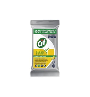 DIVERSEY PRO - Formula Lingettes nettoyantes multi-usages Cif Professional 100 Pièce/s
