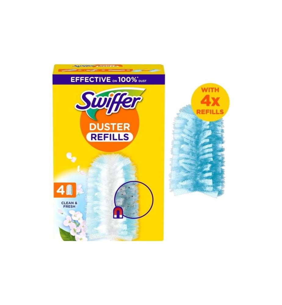 SWIFFER - Aimant à poussière avec parfum 4 pièces, Bleu