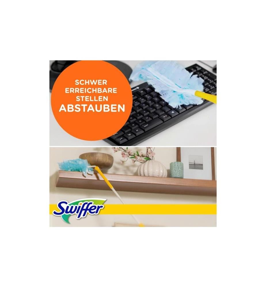 SWIFFER - Aimant à poussière avec parfum 4 pièces, Bleu
