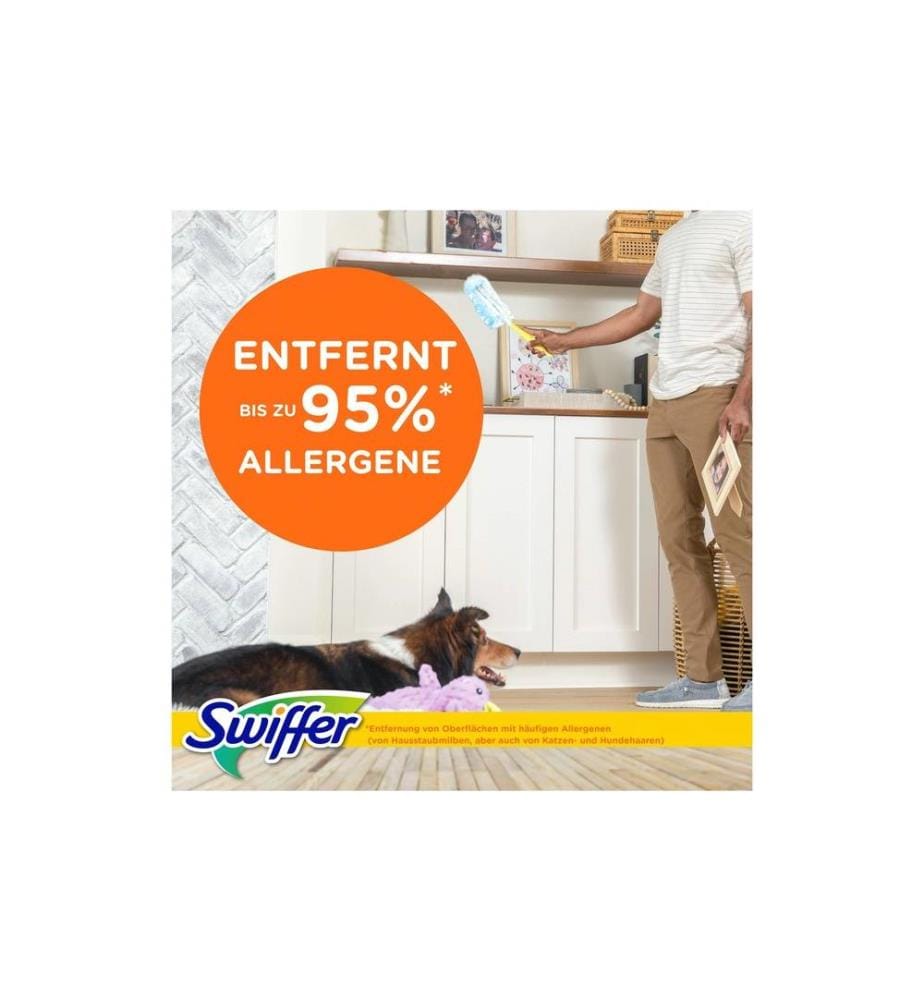SWIFFER - Staubmagnet mit Duft 9 Stück, Blau