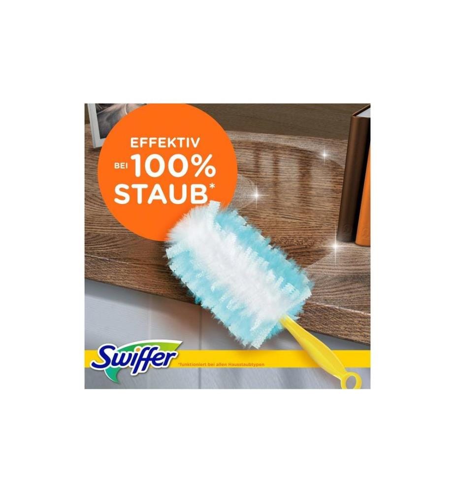 SWIFFER - Aimant à poussière avec poignée 7 pièces, Bleu/Jaune