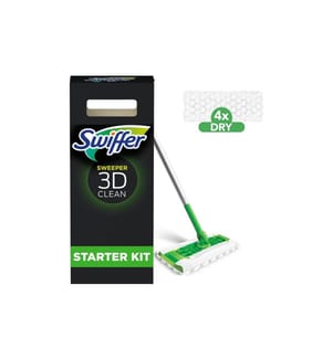 SWIFFER - Balai à laver Kit de démarrage 3D 7 pièces