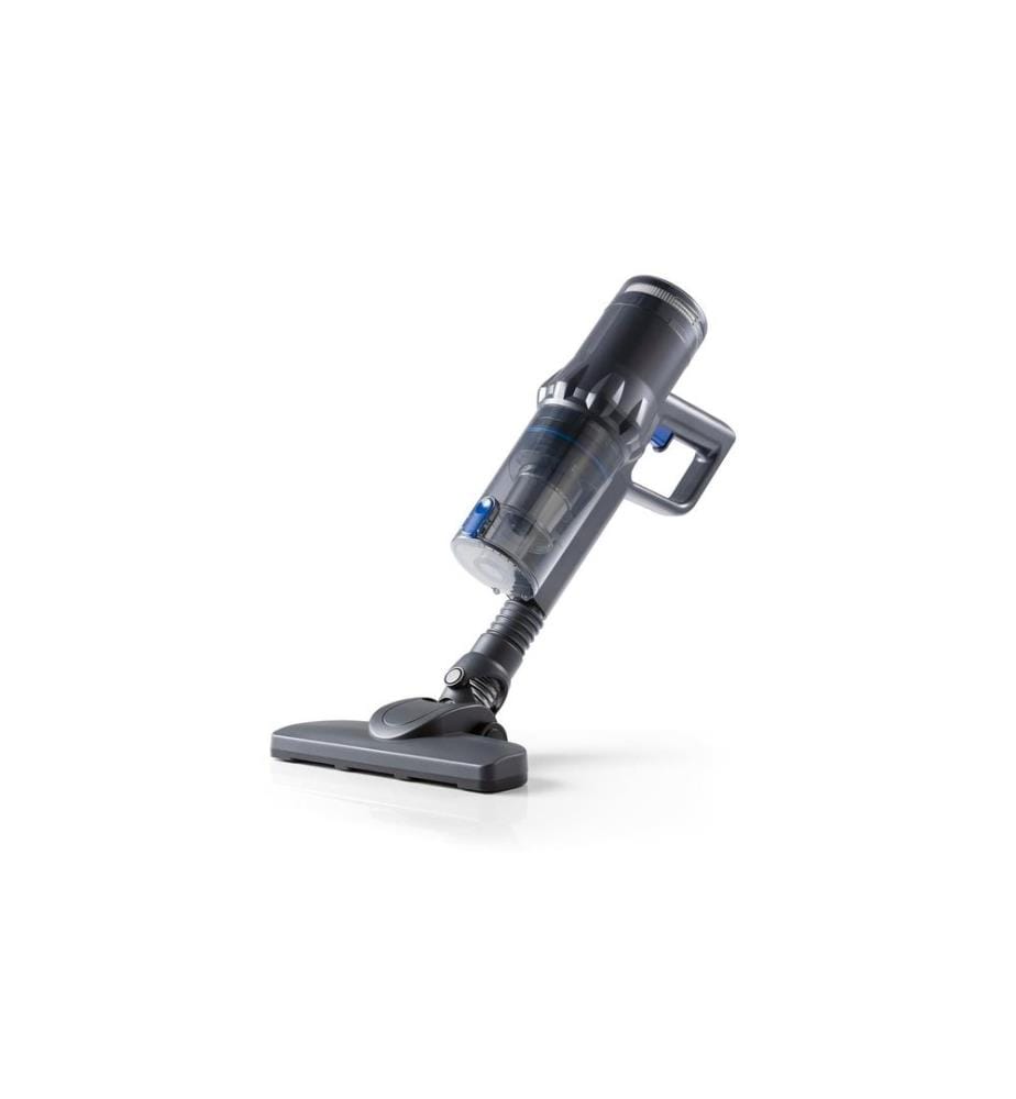 CLEANMAXX - Aspirateur à main/manche sans fil Cyclone, Bleu/Gris