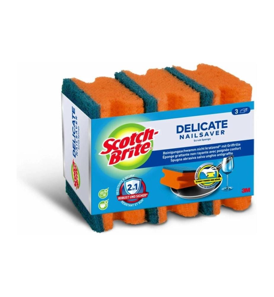 SCOTCH-BRITE - Éponge Delicate 3 Pièce/s