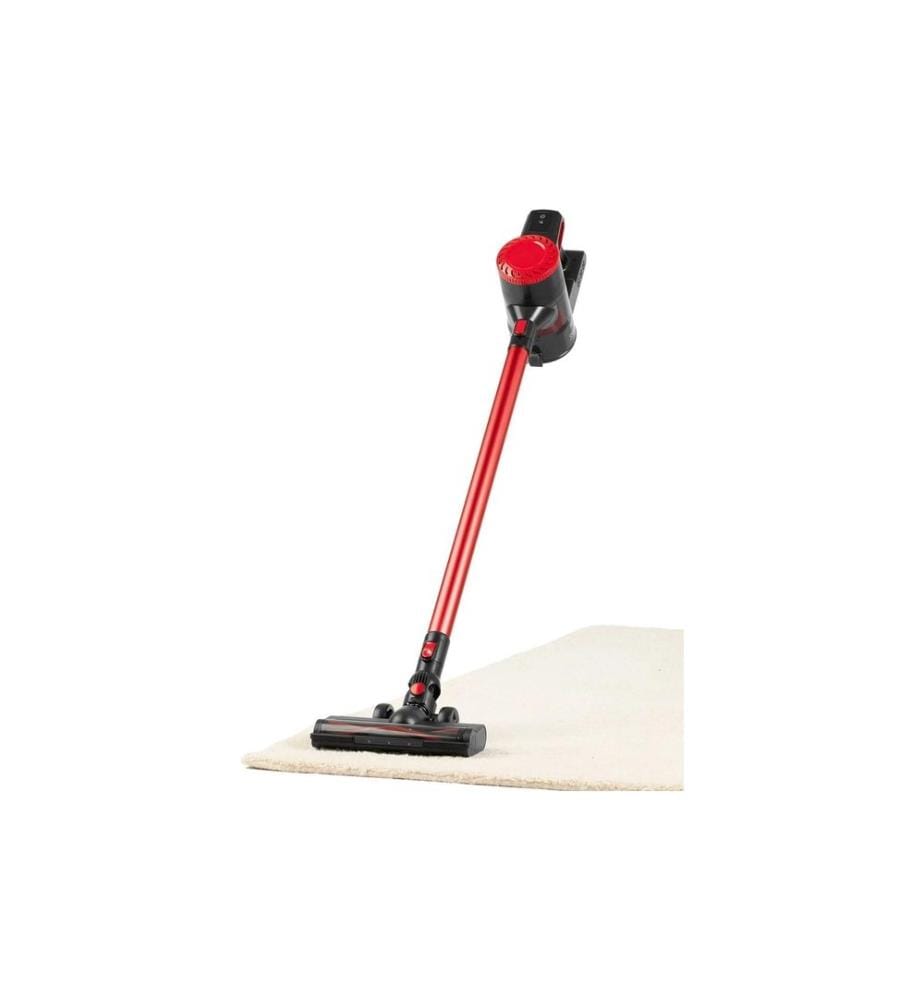 CLEANMAXX - Akku-Hand- und Stielsauger mit 2-fach-Filter , Rot