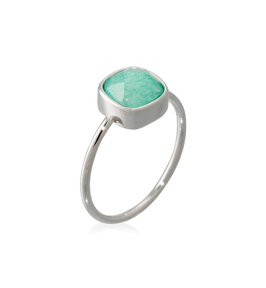 Ring Ella, Messing - Grün