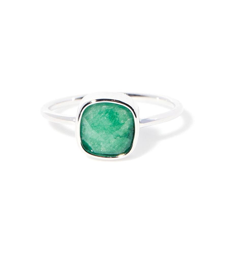 Ring Ella, Messing - Grün