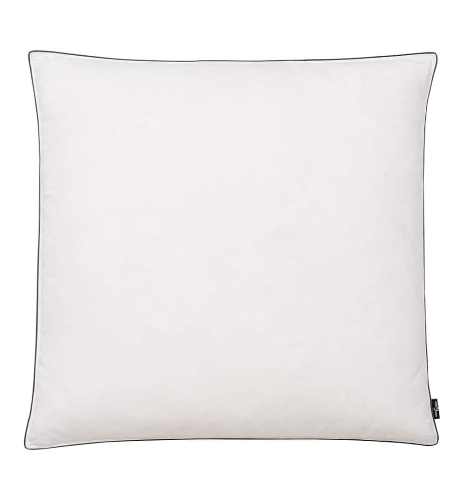 Oreiller lot de 2 Remplissage de duvet 80 x 80 cm Blanc