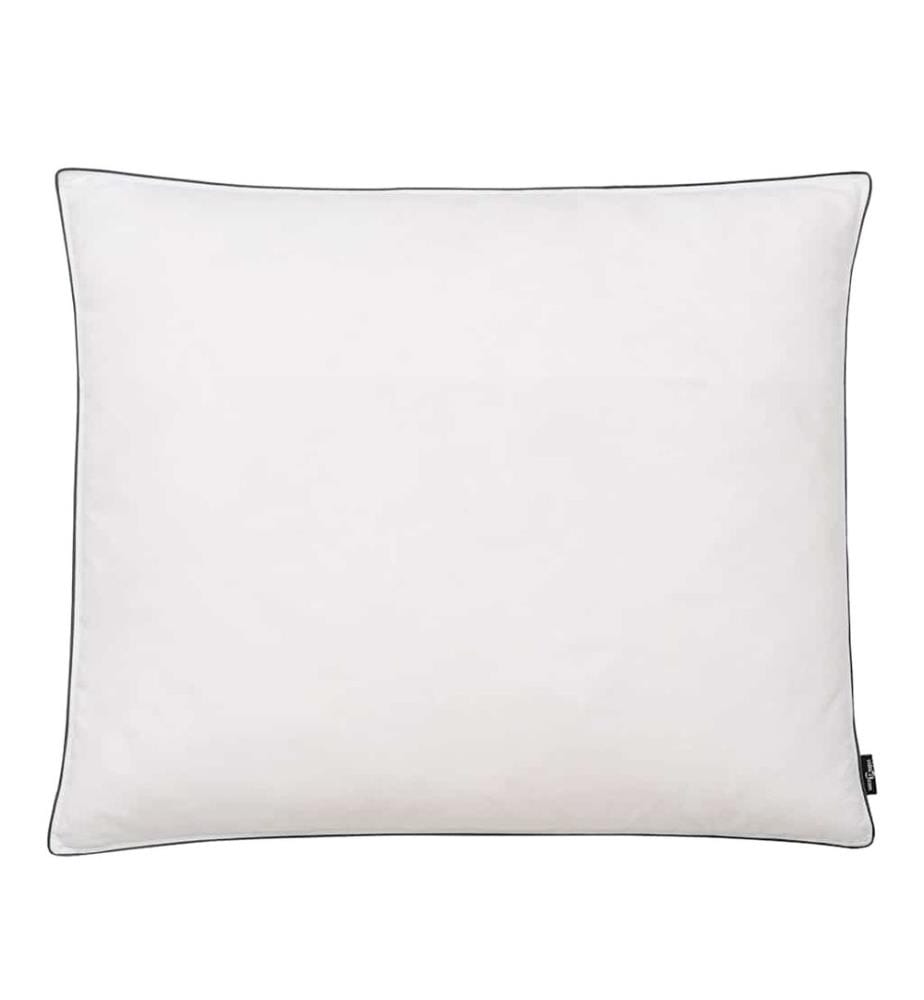 Oreiller lot de 2 Remplissage de duvet 70 x 60 cm Blanc