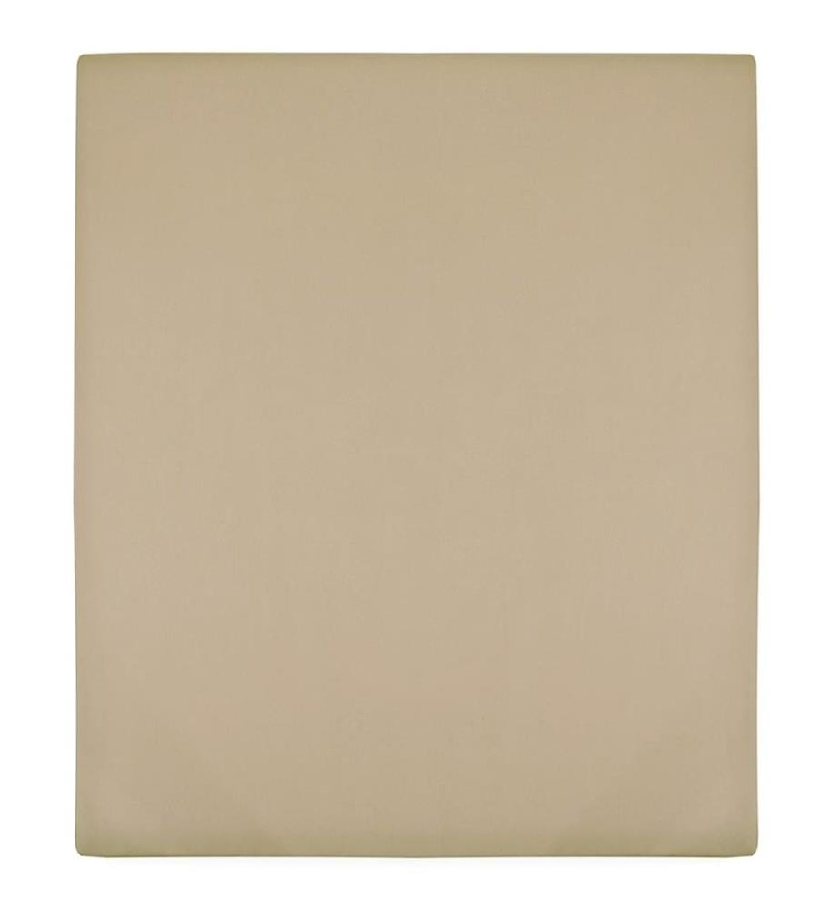 Draps-housses Jersey 2 pcs Taupe 180x200 cm Coton