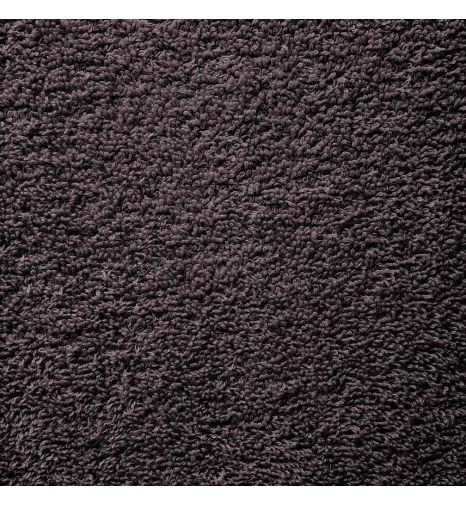 Serviettes de sauna FROGN 10 pcs anthracite 80x200 cm 360 g/m²
