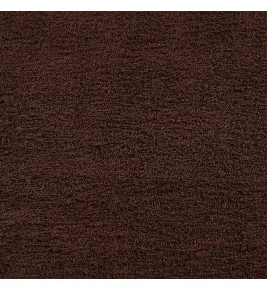 Handtücher FROGN 10 Stk. Braun 100x200 cm 360 g/m²