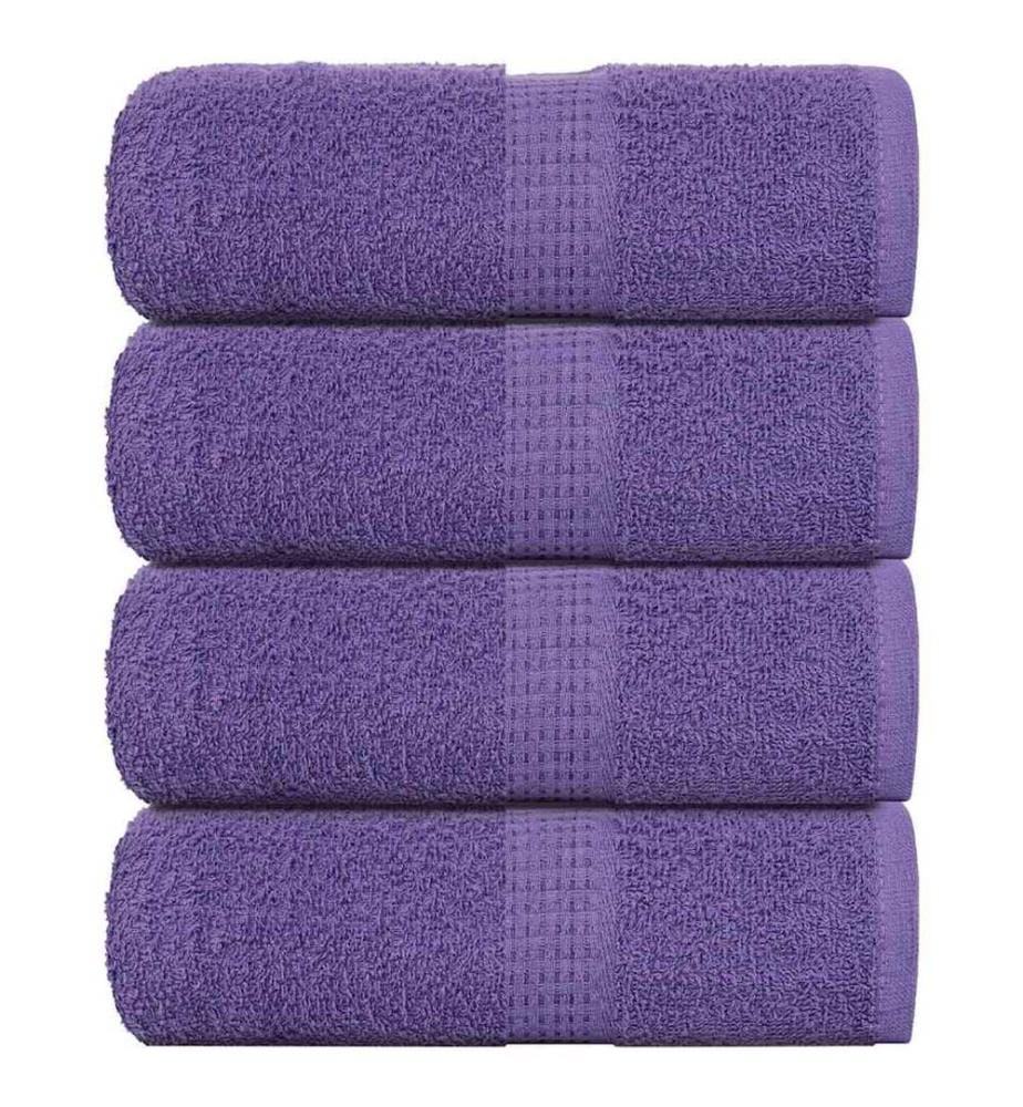 Serviettes d'invité FROGN 4 pcs violet 30x50 cm 360 g/m²