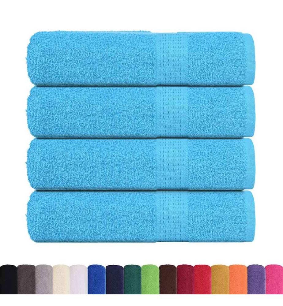 Essuie-mains FROGN 4 pcs turquoise 50x100 cm 360 g/m²
