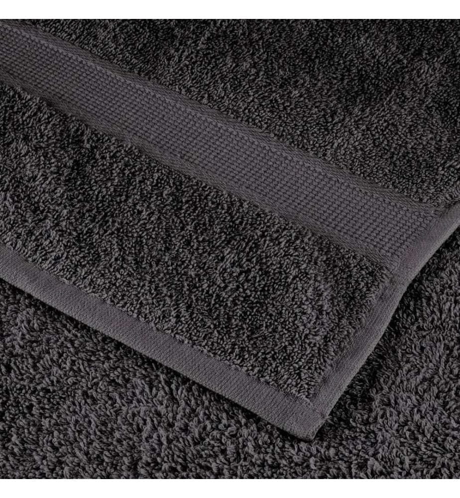 Premium Saunatücher SOLUND 50 Stk. Anthrazit 80x200 cm 600 g/m²