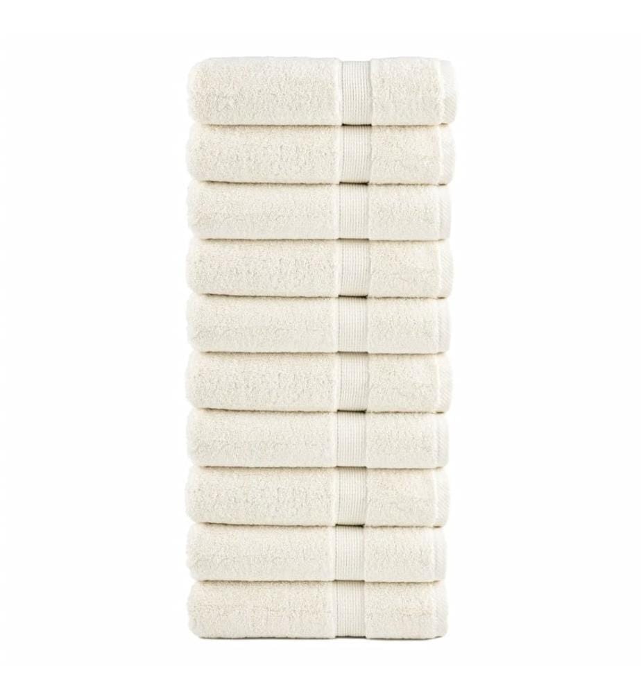 Essuie-mains de qualité supérieure SOLUND 10 pcs crème 600 g/m²
