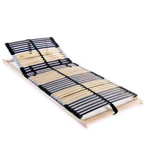 Lattenrost mit 42 Latten 7 Zonen 80x200 cm