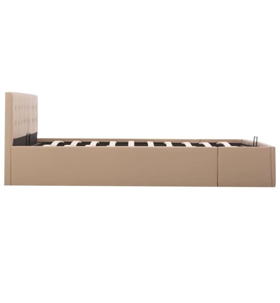 Cadre de lit avec rangement hydraulique Similicuir 180x200 cm