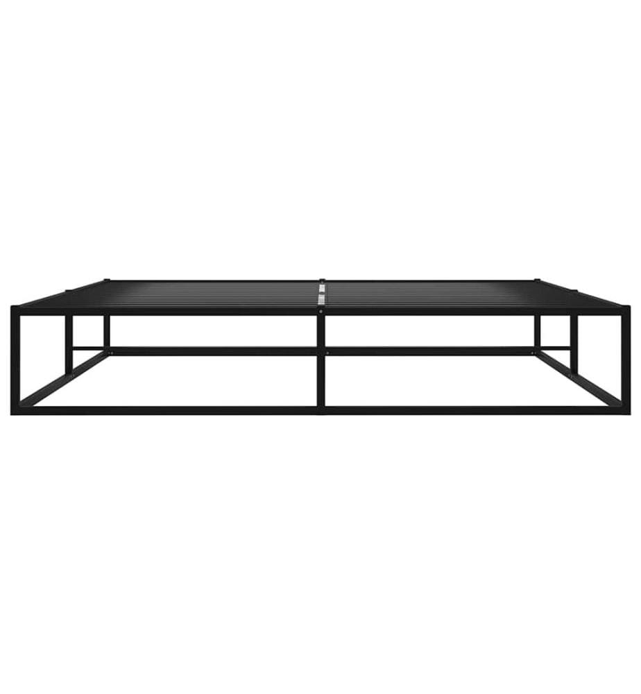 Bettgestell Schwarz Metall 140x200 cm