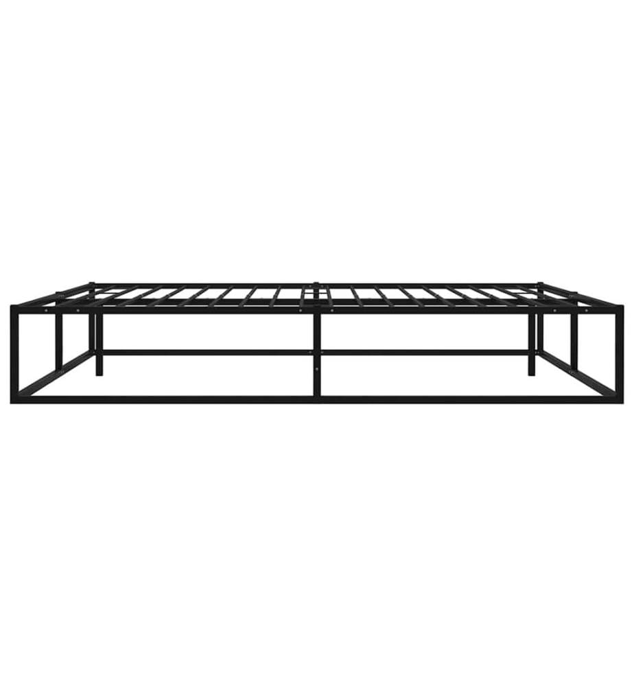 Bettgestell Schwarz Metall 140x200 cm