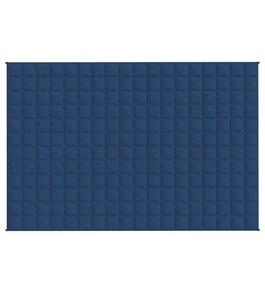 Couverture lestée Bleu 120x180 cm 5 kg Tissu