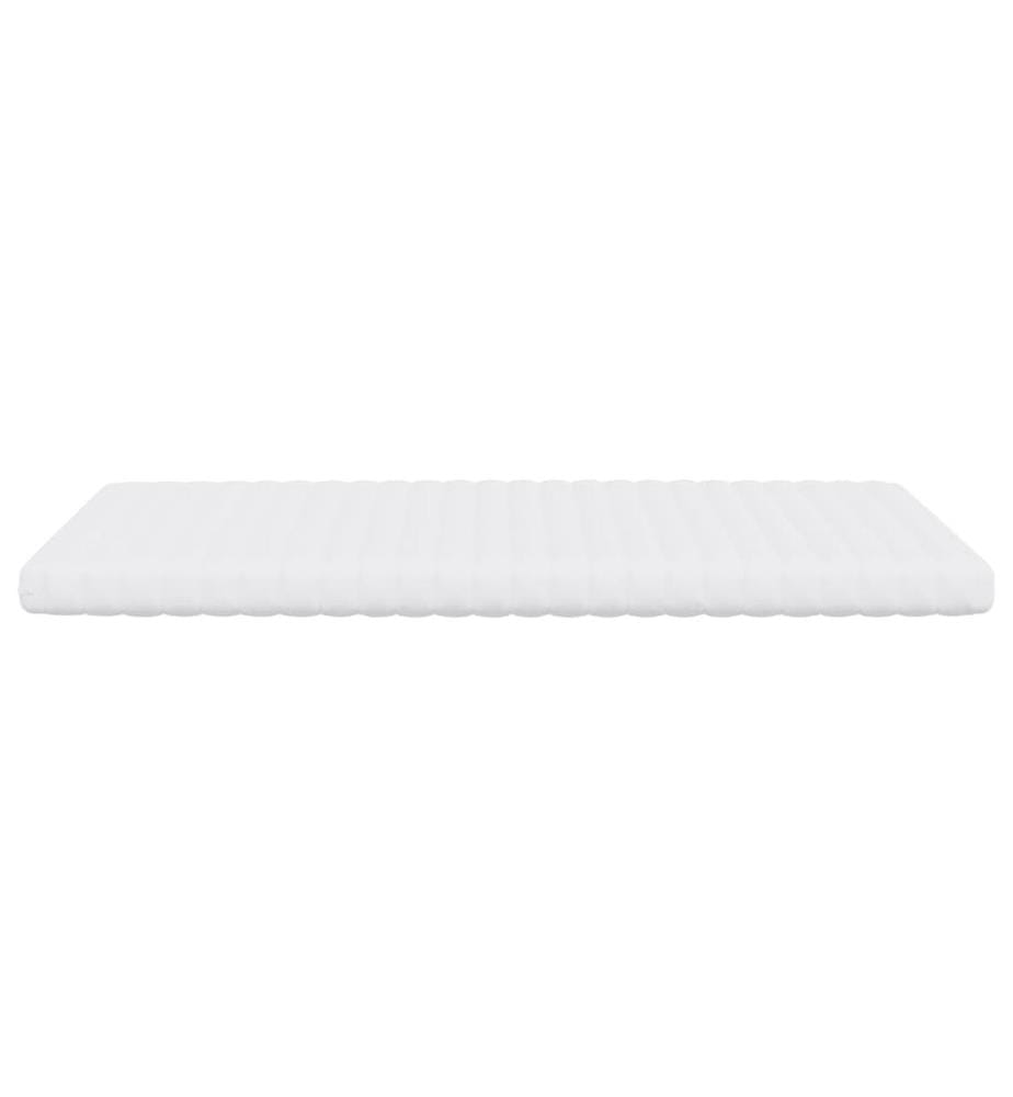 Matelas en mousse blanc 140x200 cm 7 zones dureté 20 ILD
